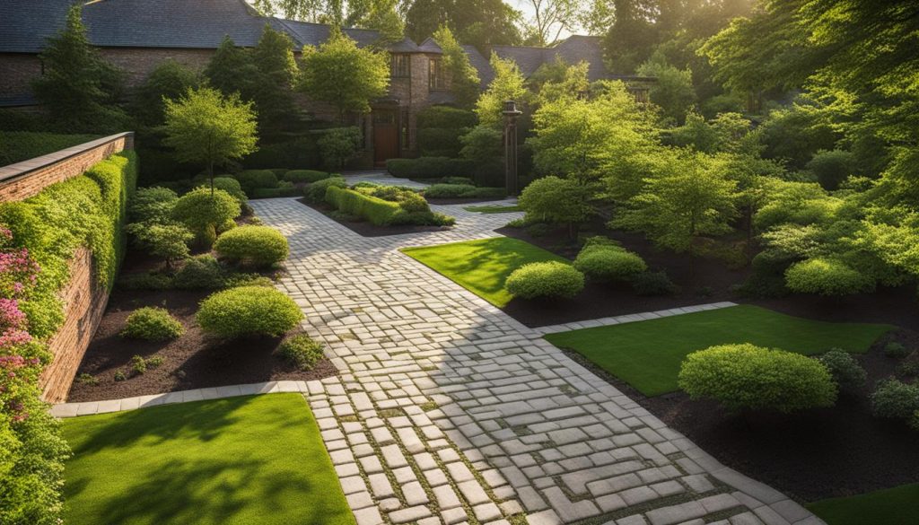 Interlocking Walkway with No Weeds