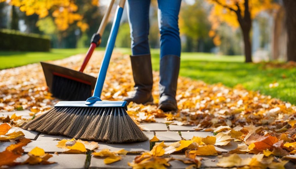 cleaning interlocking walkway