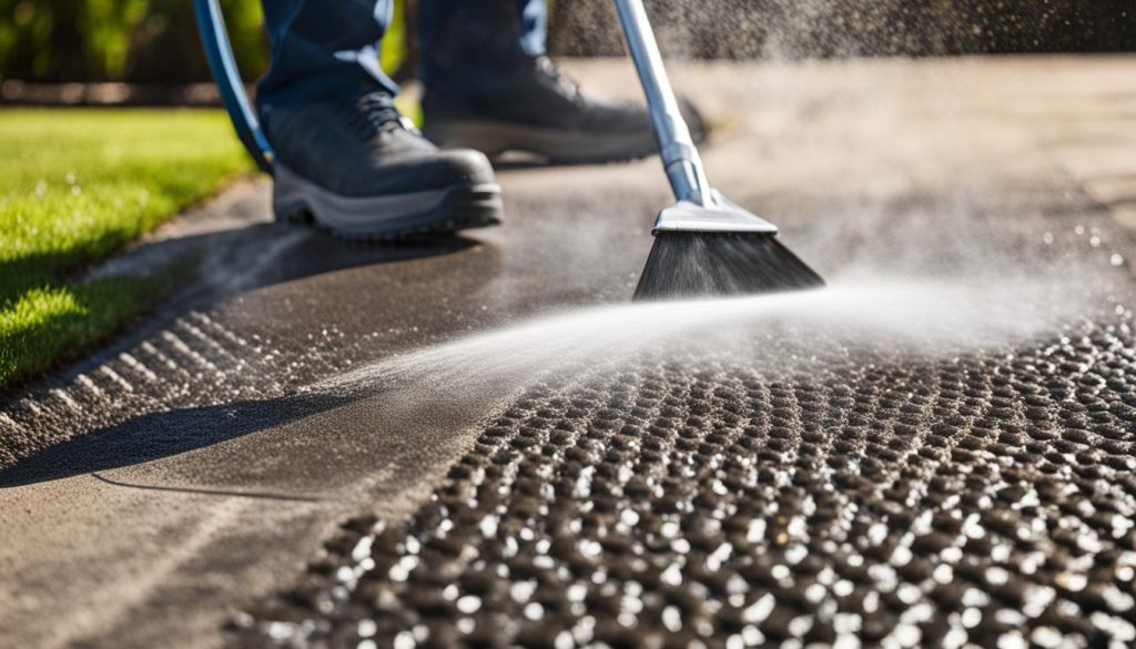 Maintaining interlocking driveway