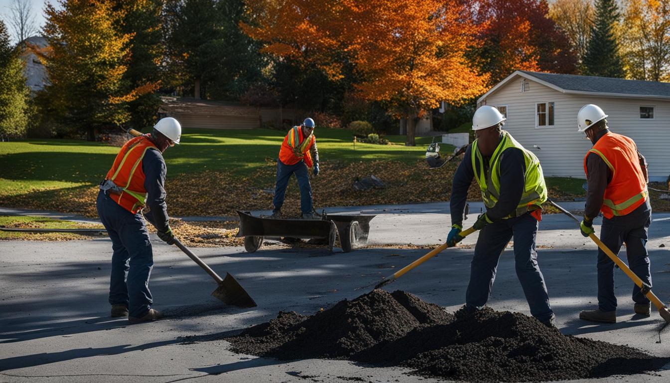 Driveway interlocking repair