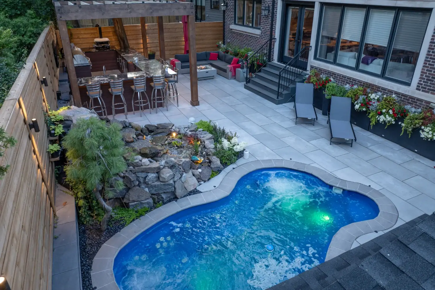 Backyard pool interlocking services